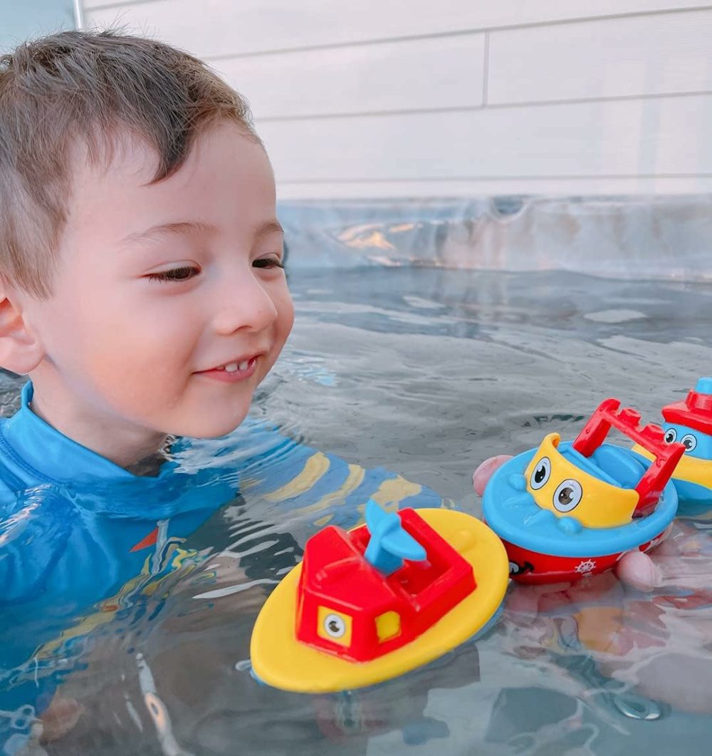 Bath Toys For Boys And Girls – Magnet Boat Set For Toddlers & Kids – Fun & Educational  |  Bath Toys All Toys Bath Toys