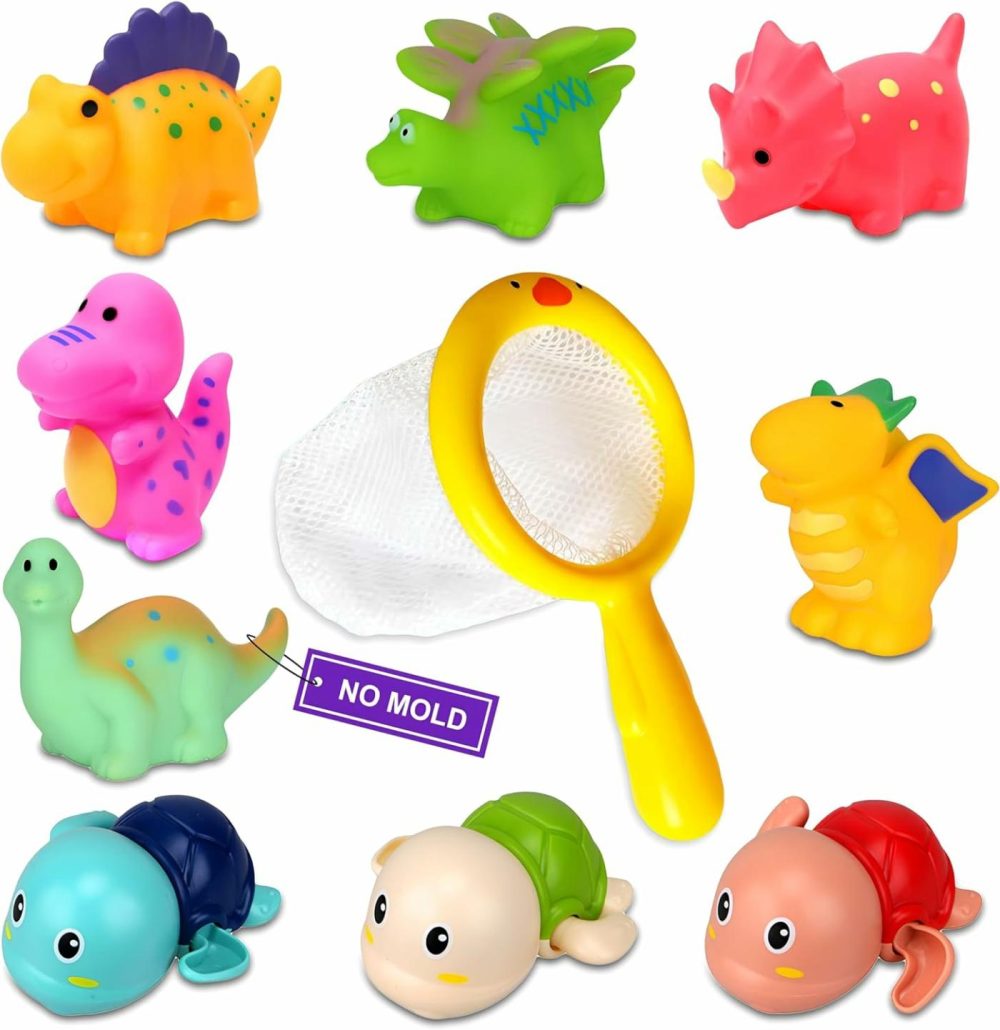 Bath Toys For Kids Ages 1-3 – Mold Free Baby Toddler Bath Toys 6-12-18 Months – No Hole Bathtub Toys For 1 2 3 4 Years Old Boys Girls – Infants Pool Water Shower Toys 1St Gifts Baby Bath Essentials  |  Bath Toys All Toys Bath Toys