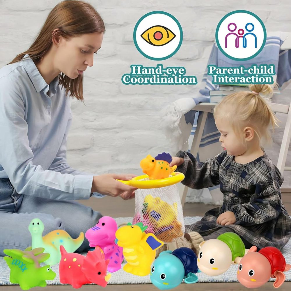 Bath Toys For Kids Ages 1-3 – Mold Free Baby Toddler Bath Toys 6-12-18 Months – No Hole Bathtub Toys For 1 2 3 4 Years Old Boys Girls – Infants Pool Water Shower Toys 1St Gifts Baby Bath Essentials  |  Bath Toys All Toys Bath Toys