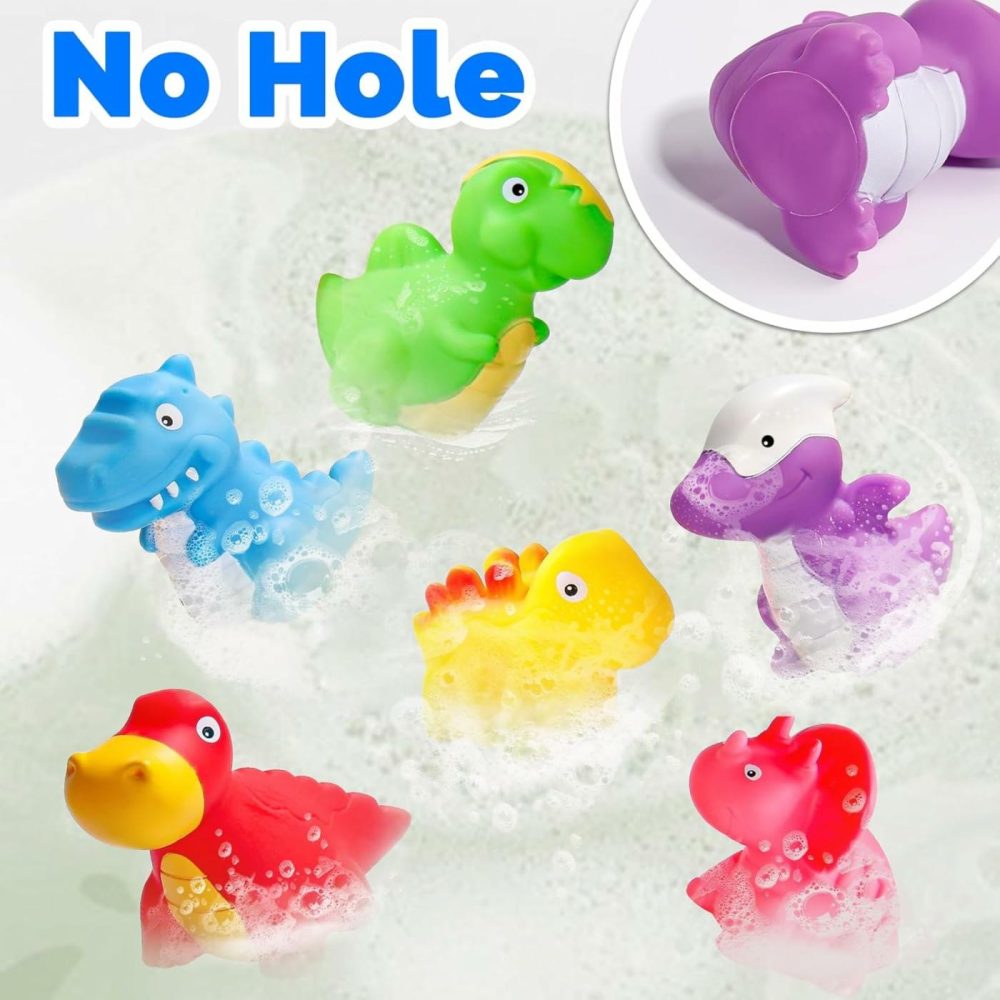 Bath Toys For Kids Ages 1-3  No Hole Bath Toys Toddlers 2-4 Baby Bath Toy Water Toys Pool Toys For Toddlers 1-3 Dinosaur Toys Bathtub Shower Bath Toys For Babies 6-12 18 Months  |  Bath Toys All Toys Bath Toys