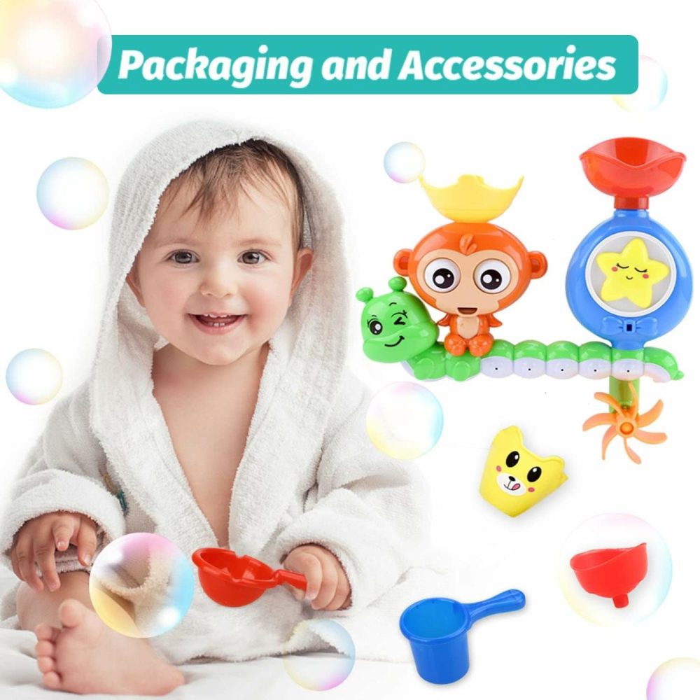 Bath Toys For Toddlers 1-3 Age 1 2 3 4 Year Old Boys Girls Toddler Bath Tub Toys For Kids Baby Infant Water Bath Tub Toys  |  Bath Toys All Toys Bath Toys