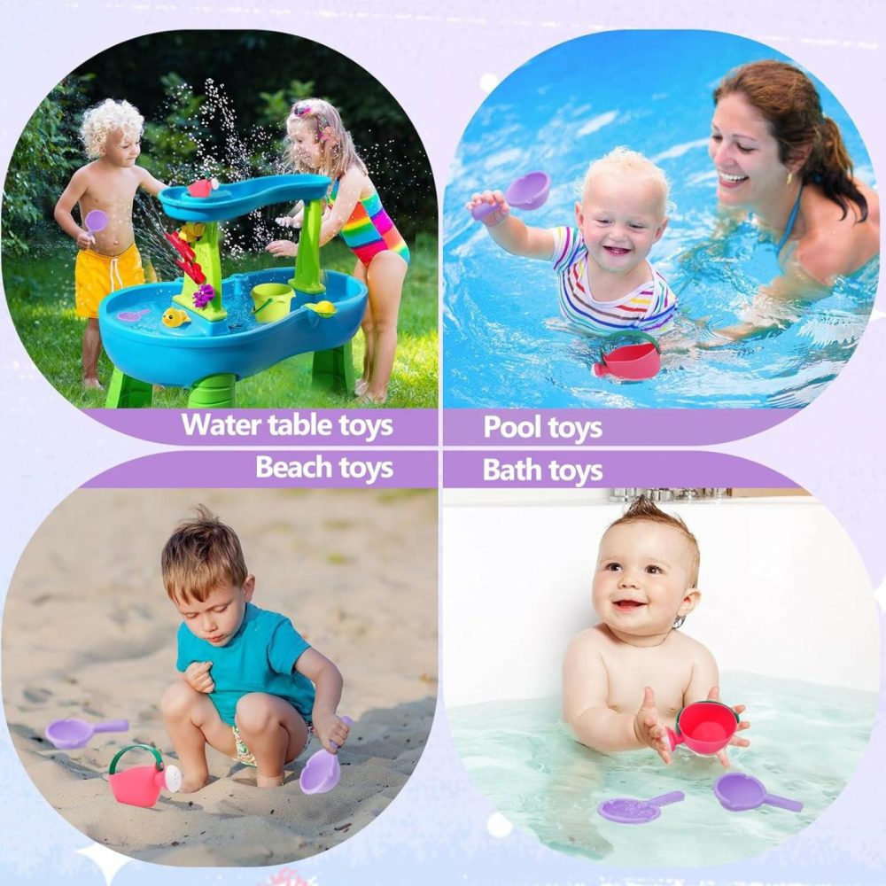 Bath Toys For Toddlers Age 1-3  3 Pack Baby Bath Tub Swimming Pool Water Table Toys  Soft Mold Free Water Toys Fun Tactile Training Newborn Gifts  |  Bath Toys All Toys Bath Toys