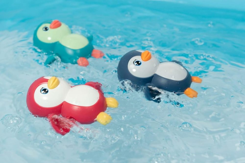 Bath Toys Wind Up Backstroke Swimming Penguins For Kids 18M+ (Blue)  |  Bath Toys All Toys Bath Toys