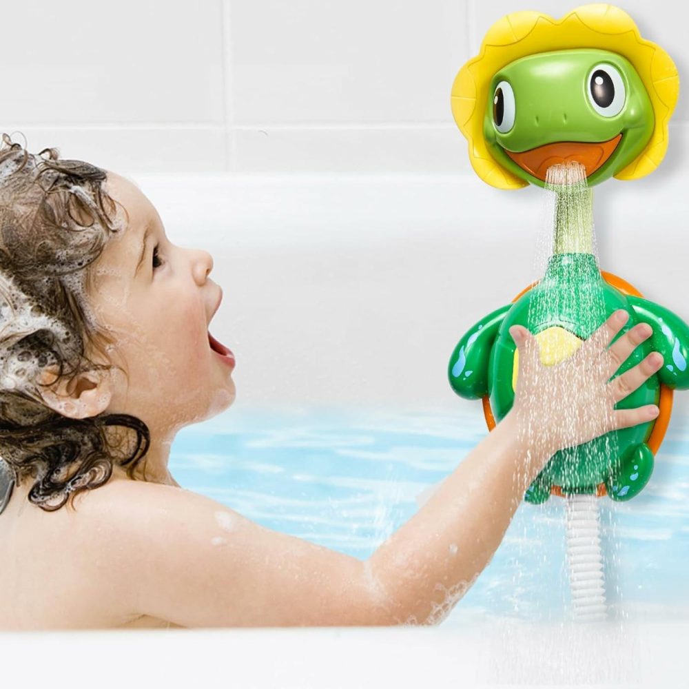 Bath Toys,Bathtub Toy With Shower,Fishing Game For Toddlers  Suction Cup Bath Toys  Bathtub Toys Ball Slide Track For Toddles And Babies  Christmas Birthday Gift For Boys Girls.  |  Bath Toys All Toys Bath Toys