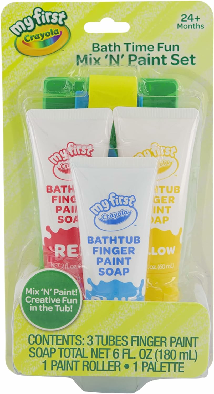 Bath Tub Brush & Finger Paint Soap Set  |  Bath Toys All Toys Bath Toys