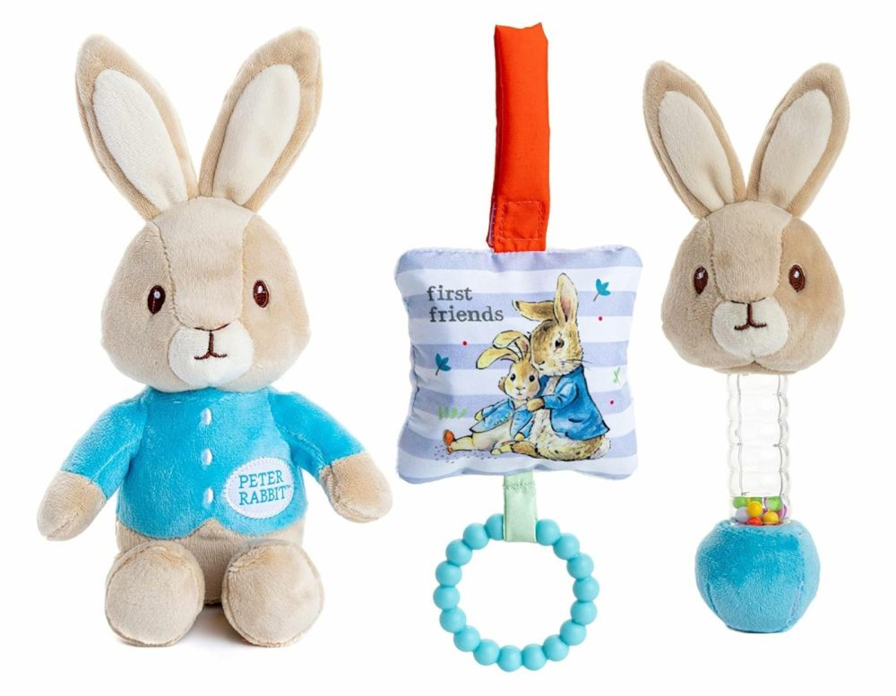 Beatrix Potter Peter Rabbit Gift Set With Stuffed Animal  Rattle  And Teether  |  Rattles & Plush Rings All Toys Multicolor