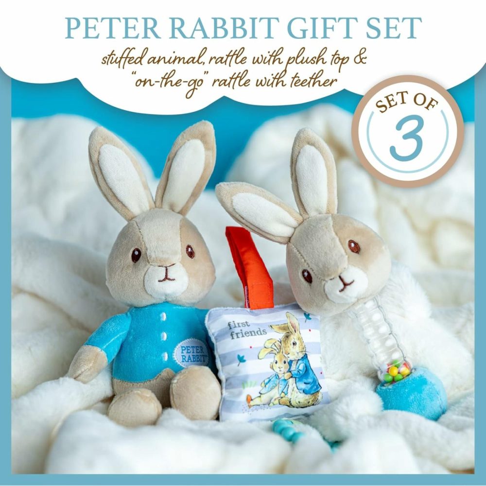 Beatrix Potter Peter Rabbit Gift Set With Stuffed Animal  Rattle  And Teether  |  Rattles & Plush Rings All Toys Multicolor