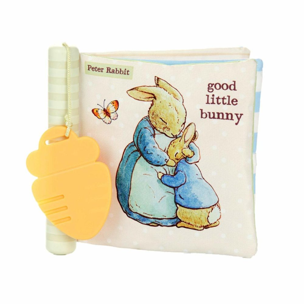 Beatrix Potter Peter Rabbit Soft Teether Book With Sensory Teether Spine And Teether Toy  |  Teethers All Toys Multicolor