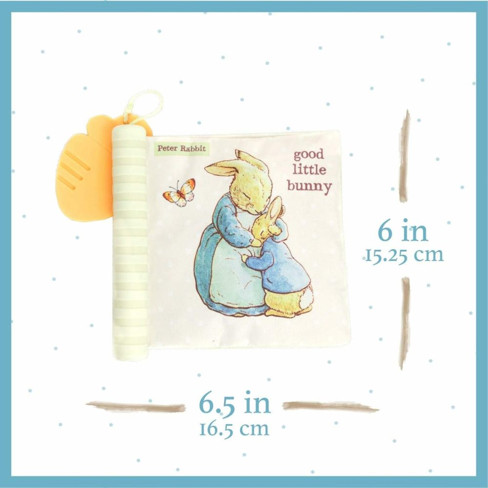 Beatrix Potter Peter Rabbit Soft Teether Book With Sensory Teether Spine And Teether Toy  |  Teethers All Toys Multicolor