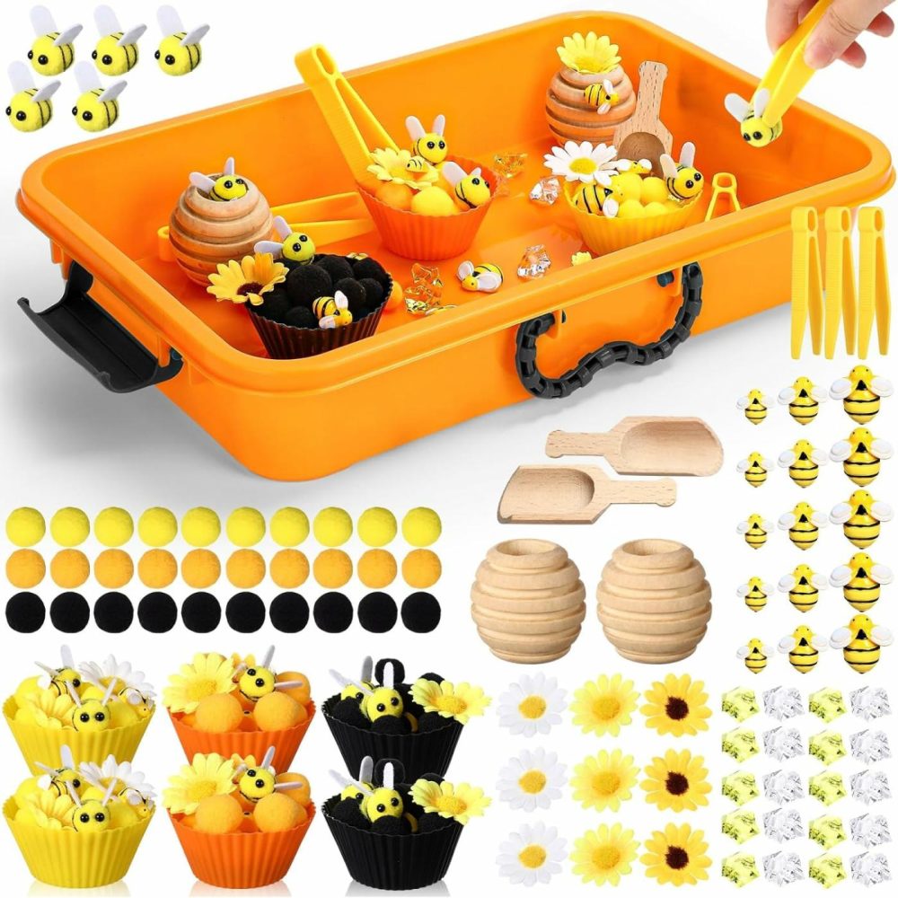 Bee Sensory Bin Filler  Boys Girls Early Education And Sorting Counting Training Development  Bee Themed Toys  Counting Toys  Sensory Toys  Boys And Girls Can Play  |  Sorting & Stacking Toys All Toys Sorting & Stacking Toys