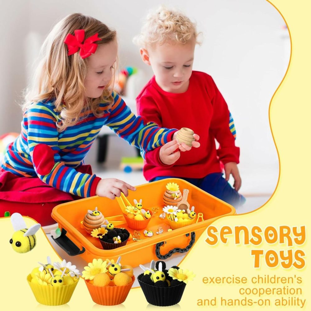 Bee Sensory Bin Filler  Boys Girls Early Education And Sorting Counting Training Development  Bee Themed Toys  Counting Toys  Sensory Toys  Boys And Girls Can Play  |  Sorting & Stacking Toys All Toys Sorting & Stacking Toys