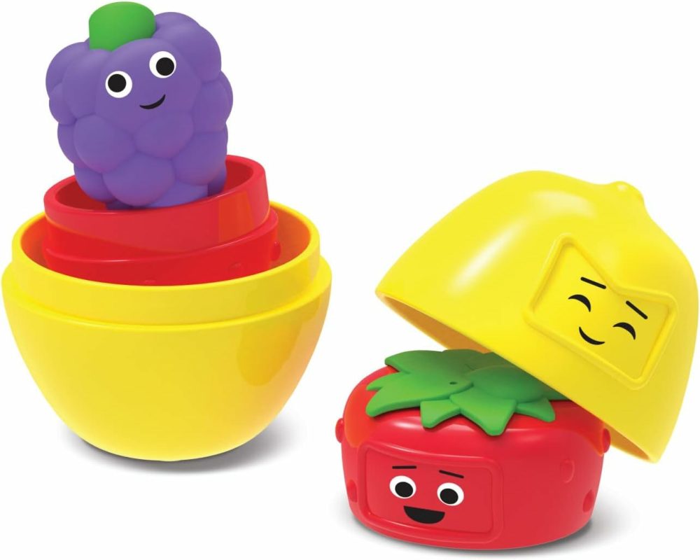 Big Feelings Nesting Fruit Friends  9 Pieces  Ages 18+ Months  Social Emotional Learning Toys  Sensory Toys  Speech Therapy Materials  |  Sorting & Stacking Toys All Toys Sorting & Stacking Toys