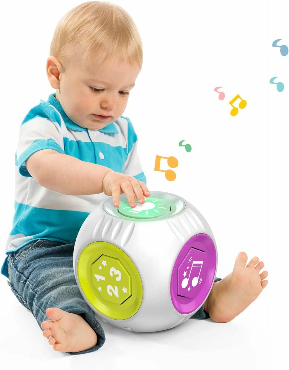 Bilingual Cube Learning Toy For 1+ Year Old Boy Girl Gift  Musical Developmental Baby Toy 12-18 Month  Educational Toy For Toddler Age 1-2  First Christmas 1St Birthday Gifts For One Year Old  |  Musical Toys All Toys