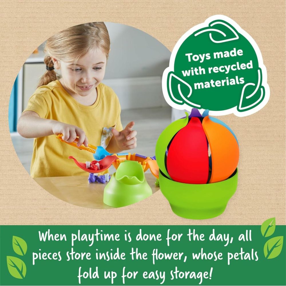 Blooming Balance Bees Fine Motor Sorting Eco Friendly Set – Preschool Learning Activities For Kids Ages 3+  Montessori Toys For Toddlers  |  Sorting & Stacking Toys All Toys Sorting & Stacking Toys