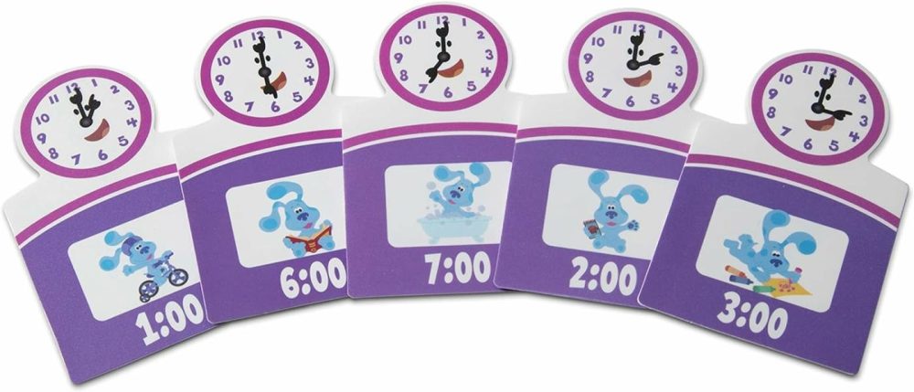 Blue’s Clues & You! Wooden Tickety Tock Magnetic Clock (31 Pieces)  |  Teaching Clocks All Toys Teaching Clocks