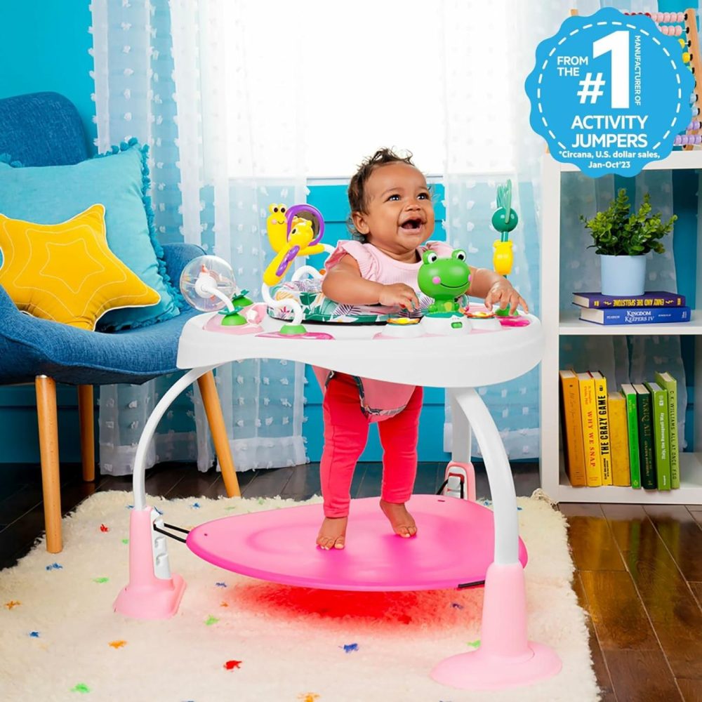 Bounce Bounce Baby 2-In-1 Activity Jumper & Table – Playful Palms  |  Activity Centers Activity Centers Activity Centers