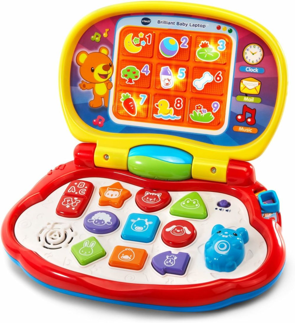 Brilliant Baby Laptop  Red  |  Musical Toys All Toys