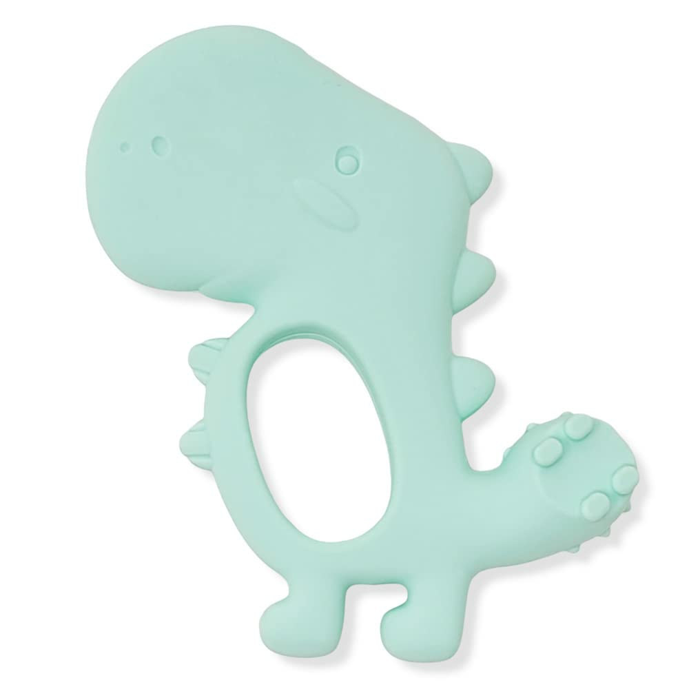 Brushing Buddy – 2-In-1 Silicone Teether And Brushing-Time Mouth Prop Toy To Make Baby And Toddler Toothbrushing And Flossing More Fun (Mint)  |  Teethers All Toys Mint