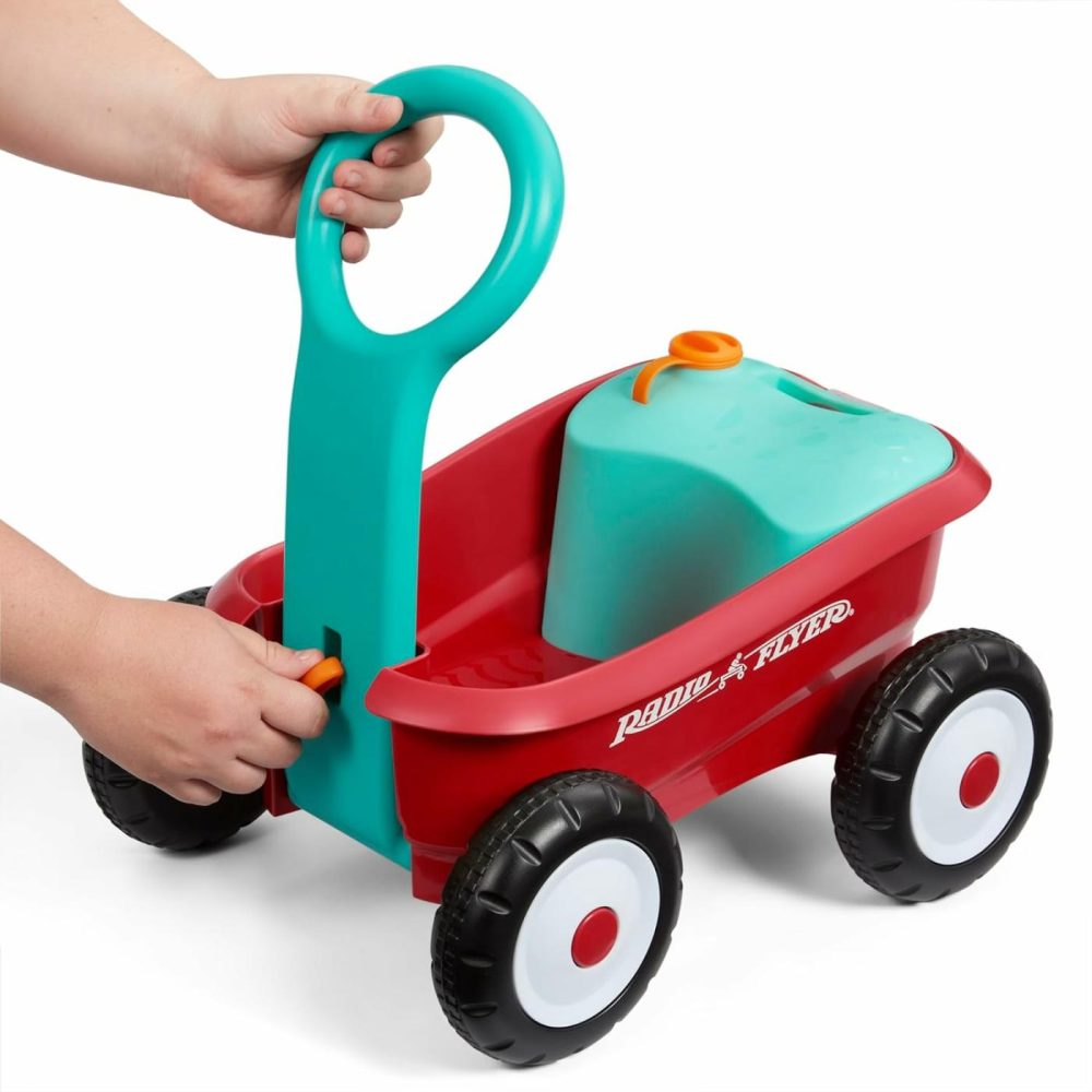 Bubble Buddy Walker Wagon  Bubble Machine For Kids  Red Baby Walker With Wheels For Ages 1-4  |  Push & Pull Toys All Toys Push & Pull Toys