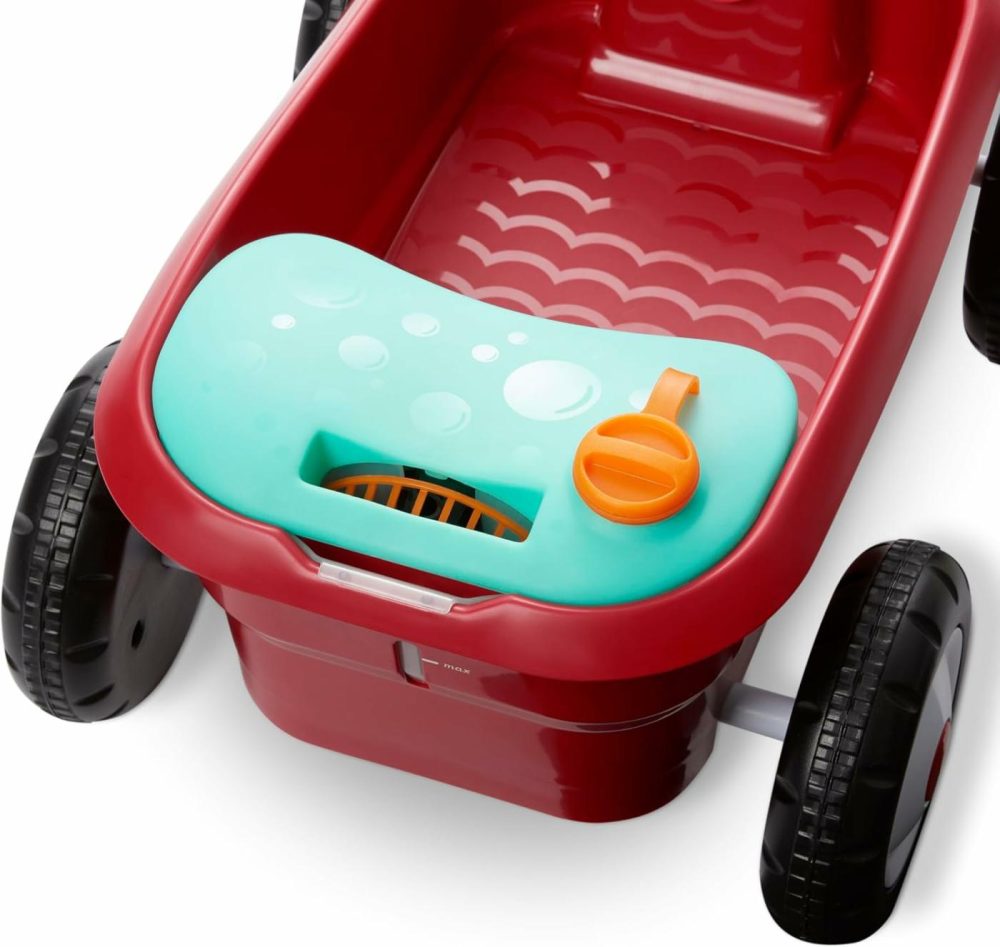 Bubble Buddy Walker Wagon  Bubble Machine For Kids  Red Baby Walker With Wheels For Ages 1-4  |  Push & Pull Toys All Toys Push & Pull Toys