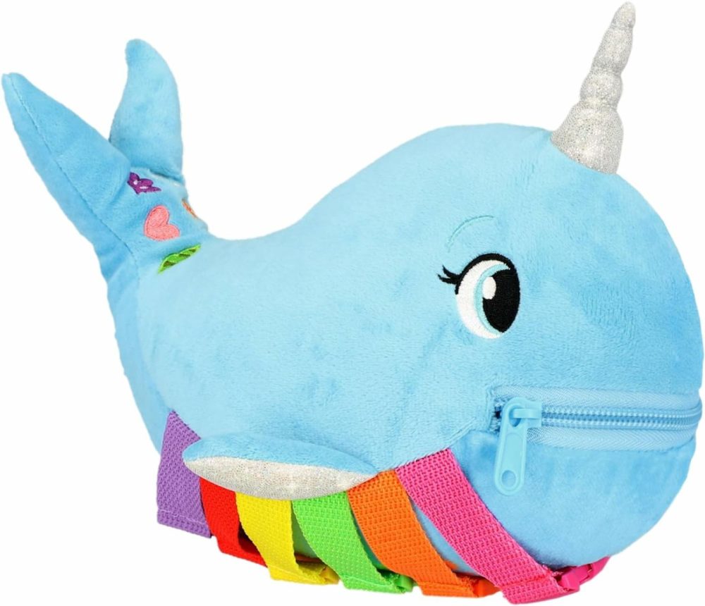 Bubbly Narwhal – Develop Fine Motor Skills – Sensory Learning Activity Toys – Toddler Plane Travel Essential  |  Sorting & Stacking Toys All Toys Bubbly Narwhal