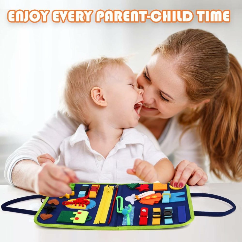 Busy Board For 1 Year Old  Montessori Toys For 2 Year Old  Baby Sensory Toys For Toddlers 1-3  Fine Motor Toys  Toddler Travel Toys  Toddler Learning Activities,Birthday Gifts For Baby Boy Girl  |  Teaching Clocks All Toys Teaching Clocks