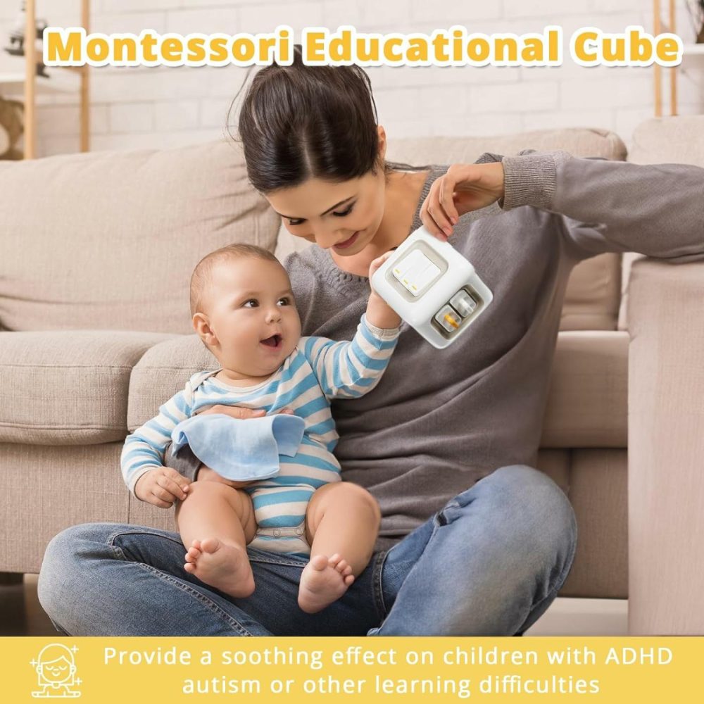 Busy Cube Toys For 1 Year Old Boy  Montessori Toys For 1+ Year Old  Travel Sensory Toys For Toddlers 1-3  Learning Fine Motor Skills| 1St Birthday Gifts Boy 12 Months +  |  Activity Cubes Activity Cubes Activity Cubes