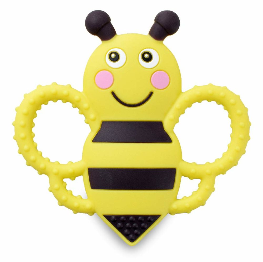 Buzzy Bee Teether Toy  Multi-Textured  Soft & Soothing  Easy To Hold (Bpa Free  Freezer & Dishwasher Safe)  |  Teethers All Toys Teethers