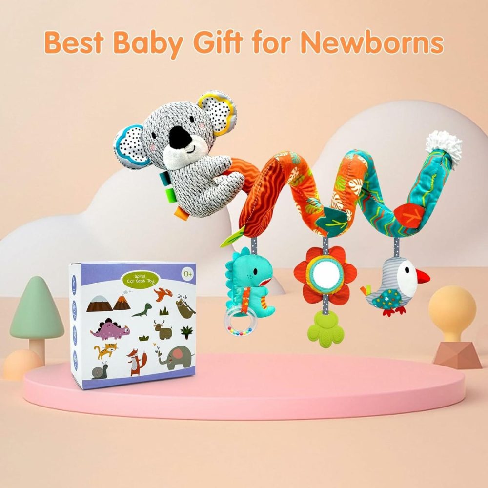 Car Seat Toys Baby Toys 0-3 Months Developmental  Stroller Toys Infant Toys 0-6 Months Newborn Toys  Carseat Toys For Infants 0-12 Months With Dinosaur  Lion Mirror  Teether  |  Car Seat & Stroller Toys All Toys Car Seat & Stroller Toys