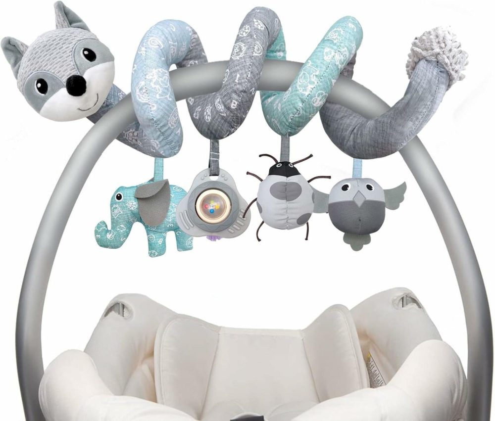 Car Seat Toys Newborn Toys Stroller Toys  Baby Toys 0-3 Months Infant Toys 0-6 Months  Baby Sprial Toys For Carseat Stroller Crib With Music Rattle  Baby Toys For 0 3 6 9 12 Boys Girls Enfants  |  Car Seat & Stroller Toys All Toys Car Seat & Stroller Toys