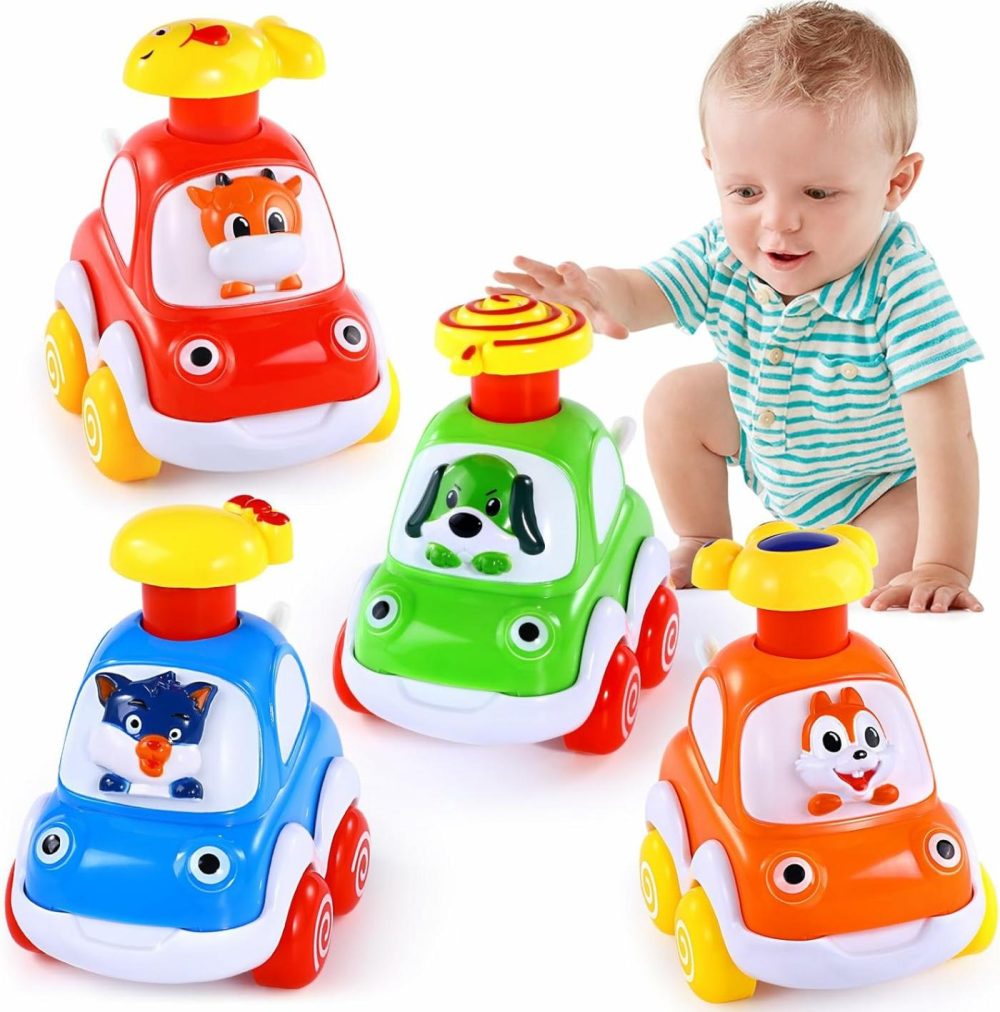 Cars Toys For 1 Year Old Boy Birthday Gift Press And Go Car For 2 Years Old Boy Cars For Toddlers 1-3 Baby Toys 12-18 Months Gifts For 1 2 3 Year Old Boy  |  Push & Pull Toys All Toys Push & Pull Toys