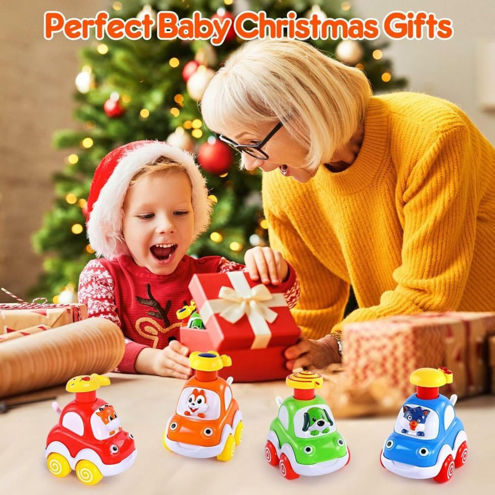 Cars Toys For 1 Year Old Boy Birthday Gift Press And Go Car For 2 Years Old Boy Cars For Toddlers 1-3 Baby Toys 12-18 Months Gifts For 1 2 3 Year Old Boy  |  Push & Pull Toys All Toys Push & Pull Toys