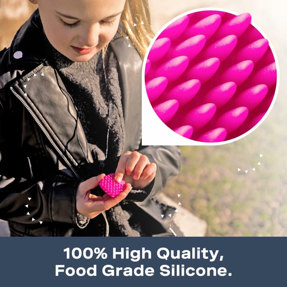 Chewy Necklace By Hedgehog – Chew Necklaces For Sensory Kids  Perfect Teething Toys: Soft And Smooth Food-Grade Silicone For Teething Relief – Perfect For Stimulation Comfort Chew Necklace For Kids  |  Teethers All Toys Teethers