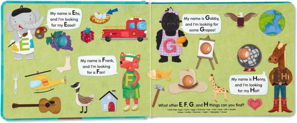 Children’s Book – Poke-A-Dot: An Alphabet Eye Spy (Board Book With Buttons To Pop) – Fsc Certified  |  Books All Toys Books