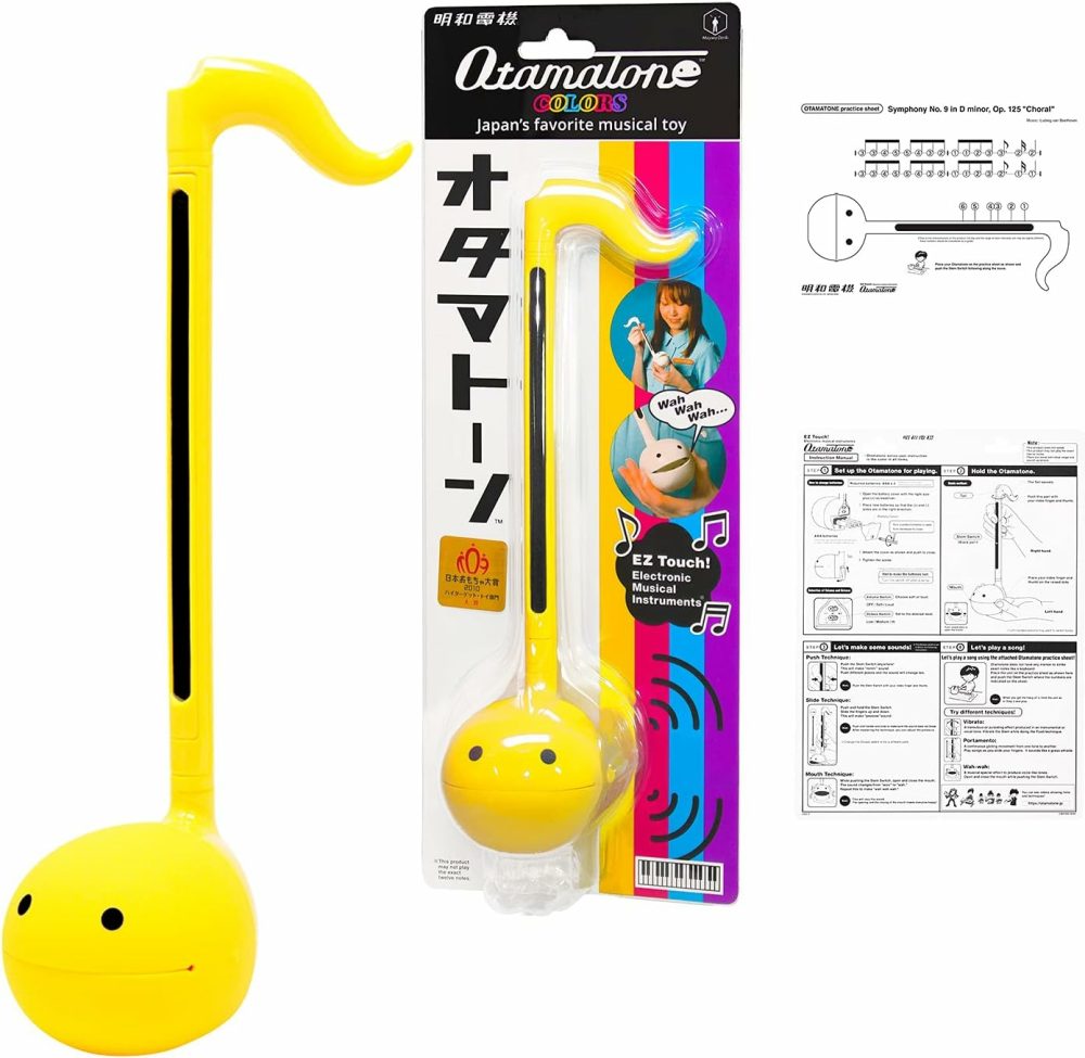 Classic [English Edition] Yellow Japanese Electronic Musical Instrument Portable Synthesizer From Japan Maywa Denki For Children And Adults Gift  |  Musical Toys All Toys Yellow