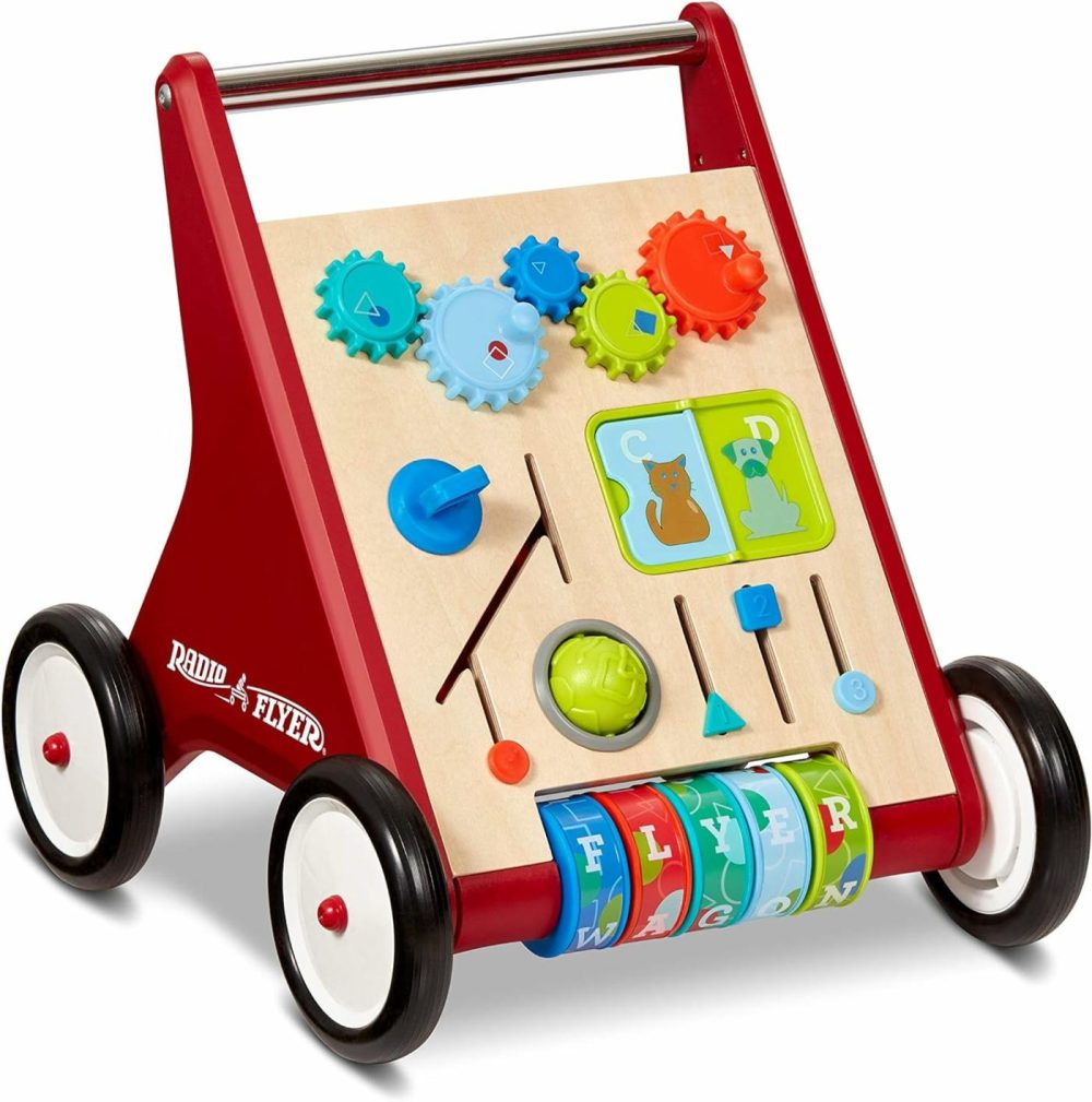 Classic Push & Play  Toddler Walker With Activity Play  Ages 1-4  Red Walker Toy  |  Push & Pull Toys All Toys Push & Pull Toys