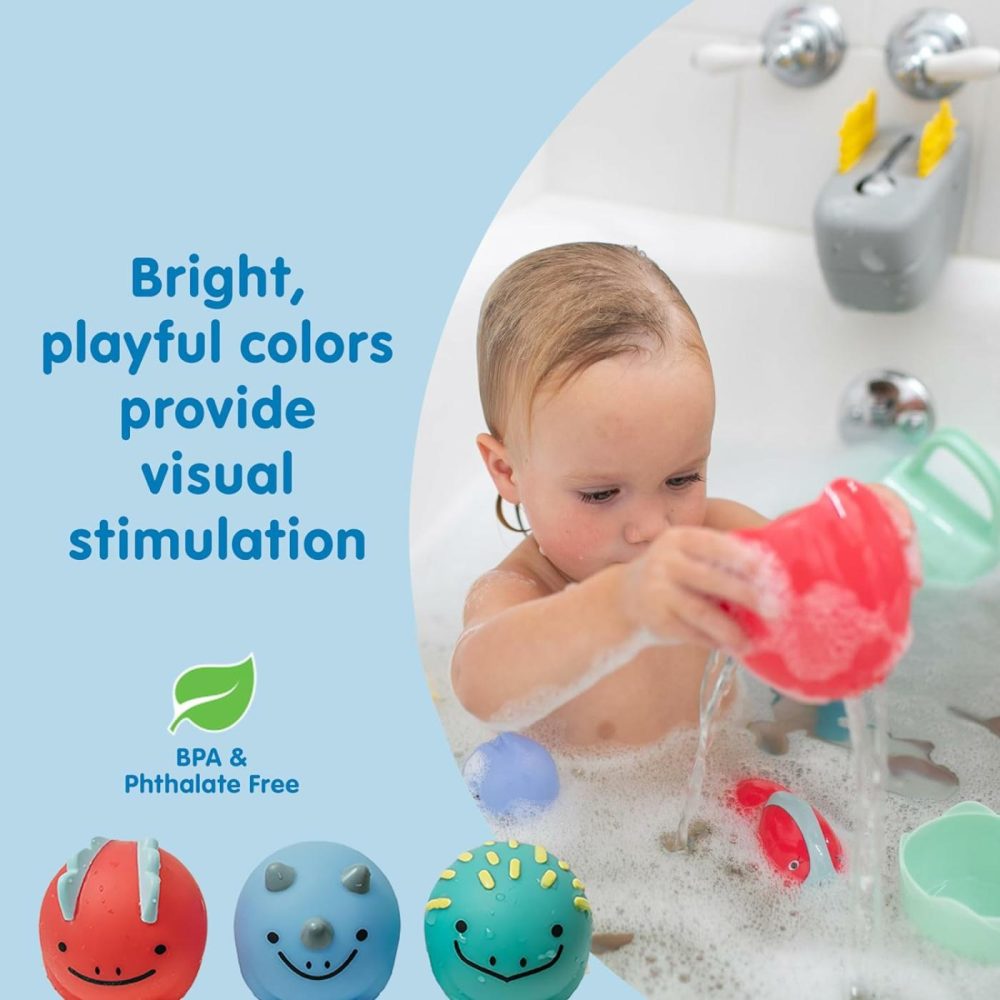 Cleanup Float & Hatch Dino Eggs  Multi-Use Interactive Bath And Pool Toy For Toddlers  6M+  Bpa Free  |  Bath Toys All Toys Bath Toys