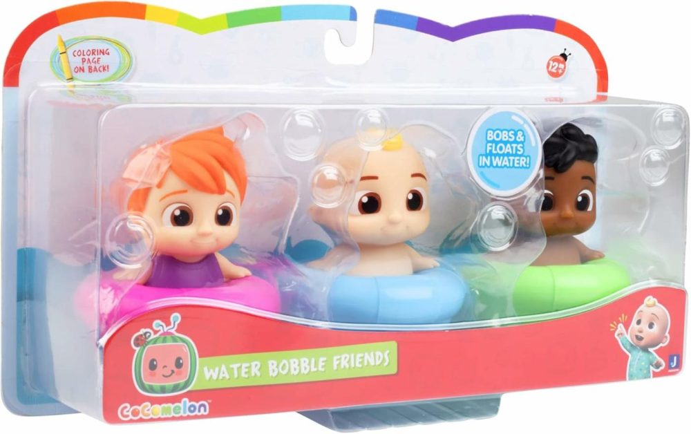 Cocomelon Floating Pool & Bath Toys 3-Pack – Includes Jj  Cody & Yoyo – Officially Licensed – Water Figure Playset For Summer Swimming & Tub – Gift For Toddlers  Preschoolers & Kids  18Mo+  |  Bath Toys All Toys Bath Toys