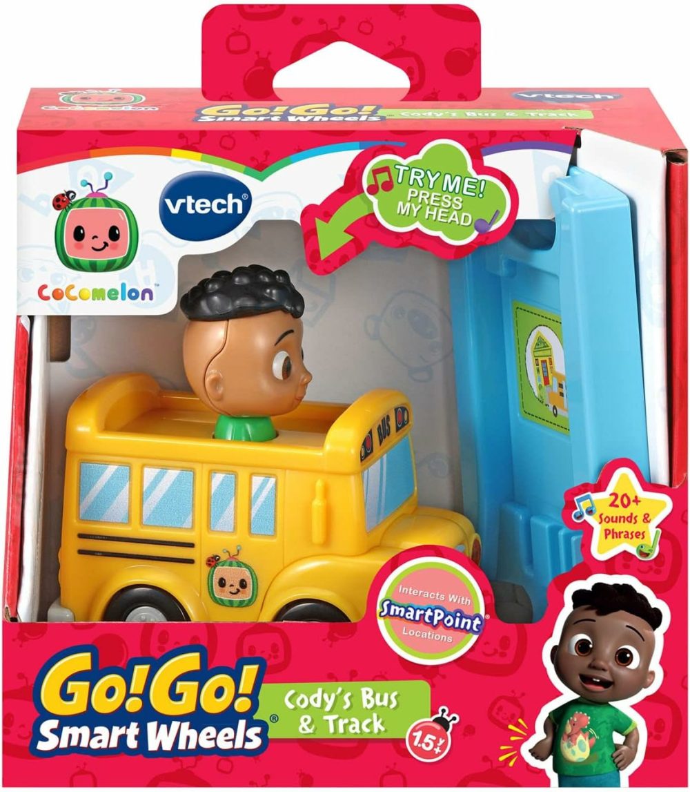 Cocomelon Go! Go! Smart Wheels Cody’s Bus And Track  |  Musical Toys All Toys