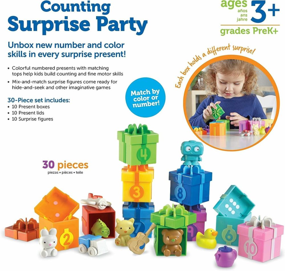 Counting Surprise Party  Homeschool  Fine Motor  Counting & Sorting Toy  Ages 3+  |  Sorting & Stacking Toys All Toys Sorting & Stacking Toys