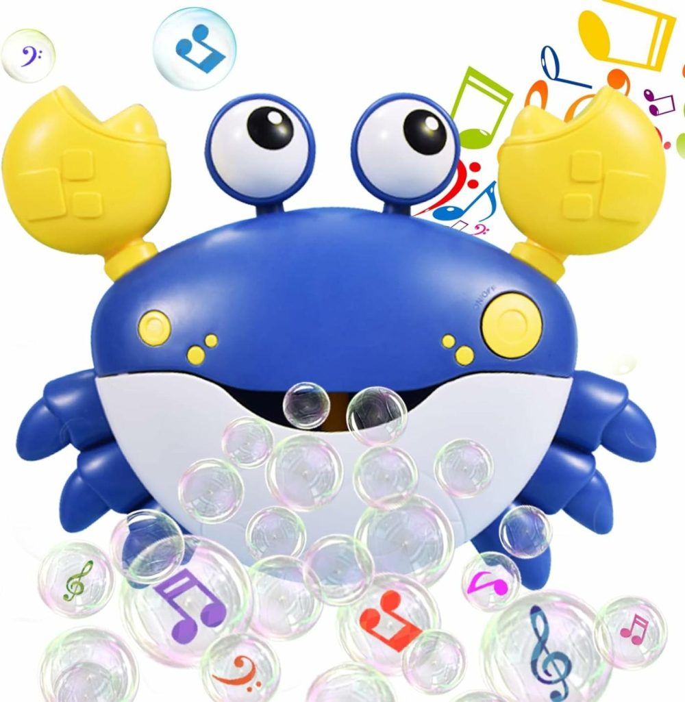 Crab Bath Bubble Maker For Bathtub  Baby Bath Toys For Toddlers 1-3  Bubble Machine For Babies  Bath Tub Toys Infants 3-6-12-18 Months  Boy Girl Bath Time Kids Shower Foam Toys Age 1-2-3-4-5-8  |  Bath Toys All Toys Bath Toys