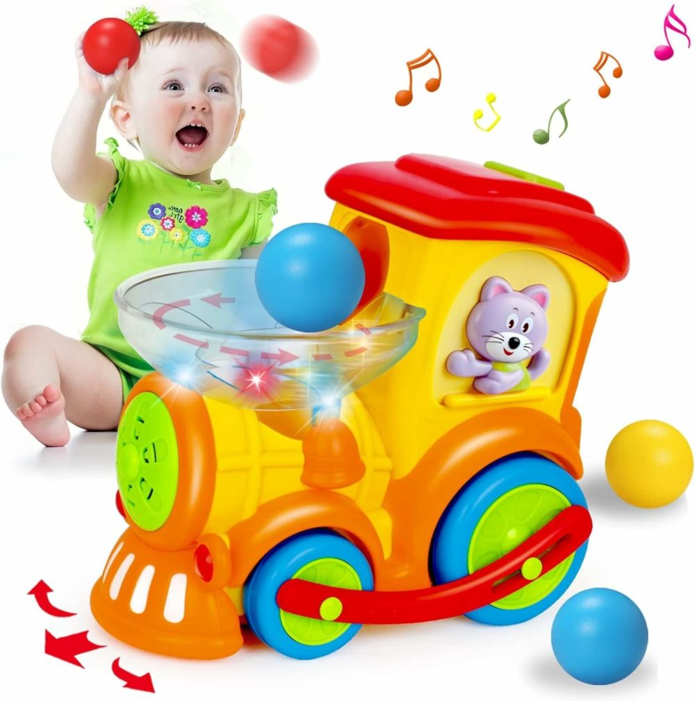 Crawling Baby Toys 6 To 12 Months Musical Train Infant Toys For Babies 3 6 8 9 10 18 Month Early Educational Toys For 1 2 3 Year Old Boys Girls Gift With Songs/Light/Wheels For Toddlers 0-6 3-6M  |  Musical Toys All Toys