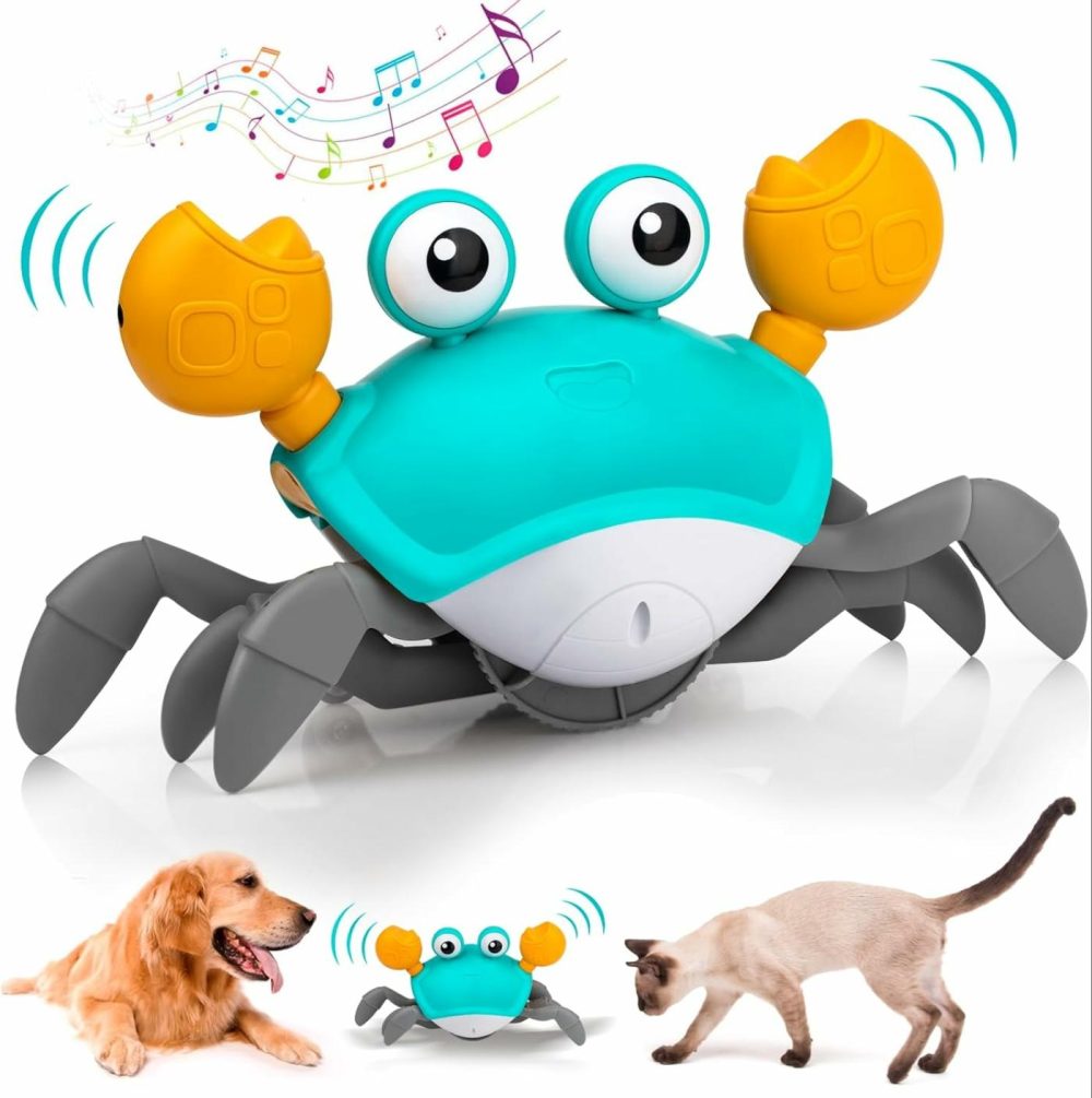 Crawling Crab Baby Toys Infant – Tumble Time Toy Gift Baby Boys And Girls 0-6 6-12 Learning To Crawl 9-12 12-18 Toddlers 36 Months Old Music Development Interactive Birthday Gift  |  Musical Toys All Toys