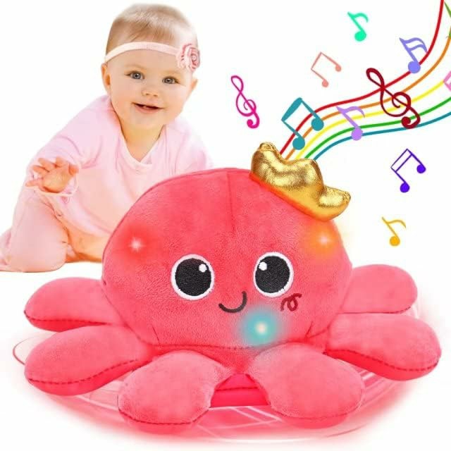 Crawling & Walking Baby Toys Musical Plush Octopus Light Up Voice Control Dancing 3 4 + Year Old Boy Girl Gifts Music Educational Sensory Toddler Toys Age 3-4 Kids Learning Development Gift  |  Musical Toys All Toys