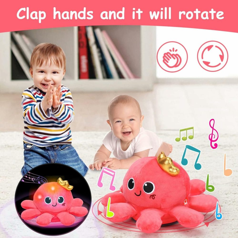 Crawling & Walking Baby Toys Musical Plush Octopus Light Up Voice Control Dancing 3 4 + Year Old Boy Girl Gifts Music Educational Sensory Toddler Toys Age 3-4 Kids Learning Development Gift  |  Musical Toys All Toys