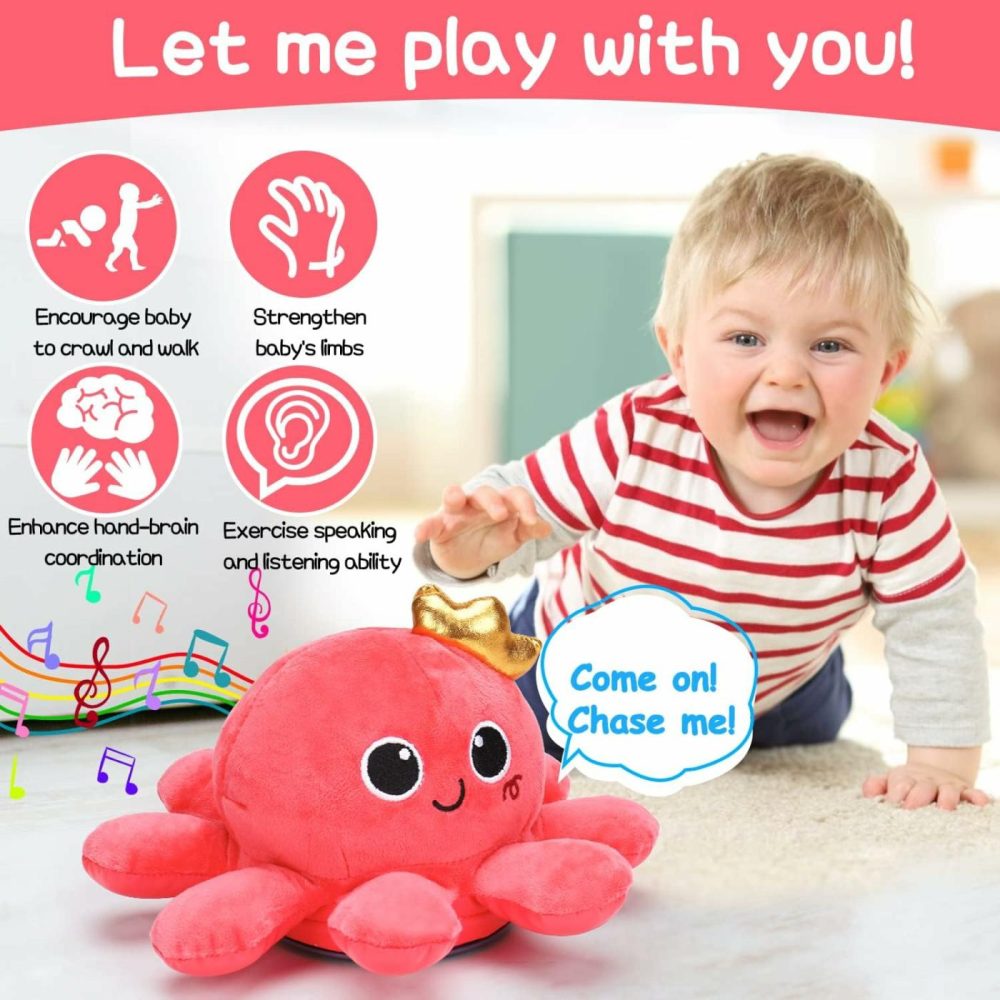 Crawling & Walking Baby Toys Musical Plush Octopus Light Up Voice Control Dancing 3 4 + Year Old Boy Girl Gifts Music Educational Sensory Toddler Toys Age 3-4 Kids Learning Development Gift  |  Musical Toys All Toys