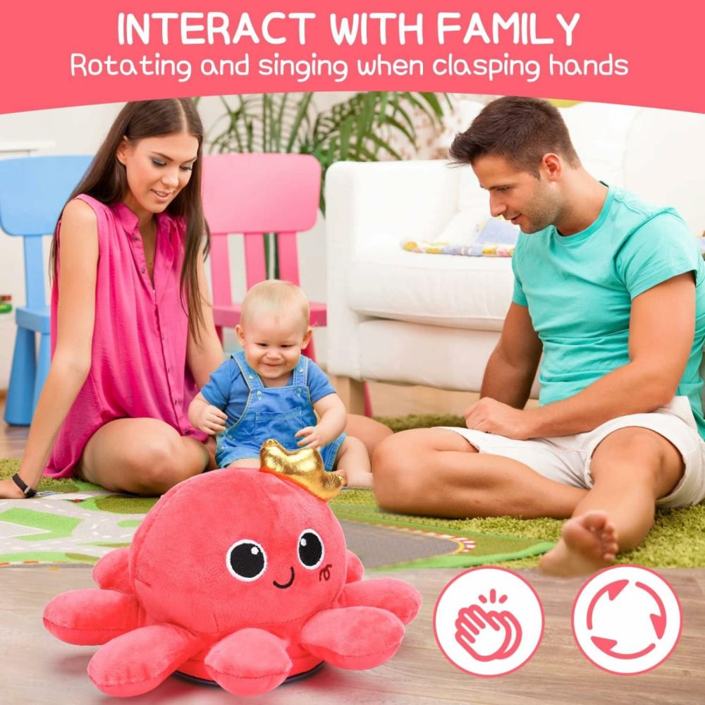 Crawling & Walking Baby Toys Musical Plush Octopus Light Up Voice Control Dancing 3 4 + Year Old Boy Girl Gifts Music Educational Sensory Toddler Toys Age 3-4 Kids Learning Development Gift  |  Musical Toys All Toys