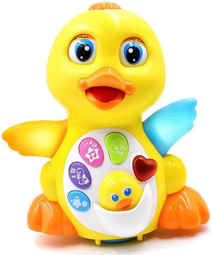 Dancing And Singing Musical Duck Toys For Toddlers  Infant And Baby Educational Learning Toys With Music And Lights Gifts For 18 Months Girls Boys Kids  |  Musical Toys All Toys