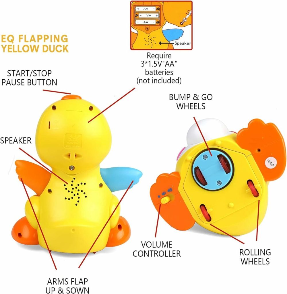 Dancing And Singing Musical Duck Toys For Toddlers  Infant And Baby Educational Learning Toys With Music And Lights Gifts For 18 Months Girls Boys Kids  |  Musical Toys All Toys