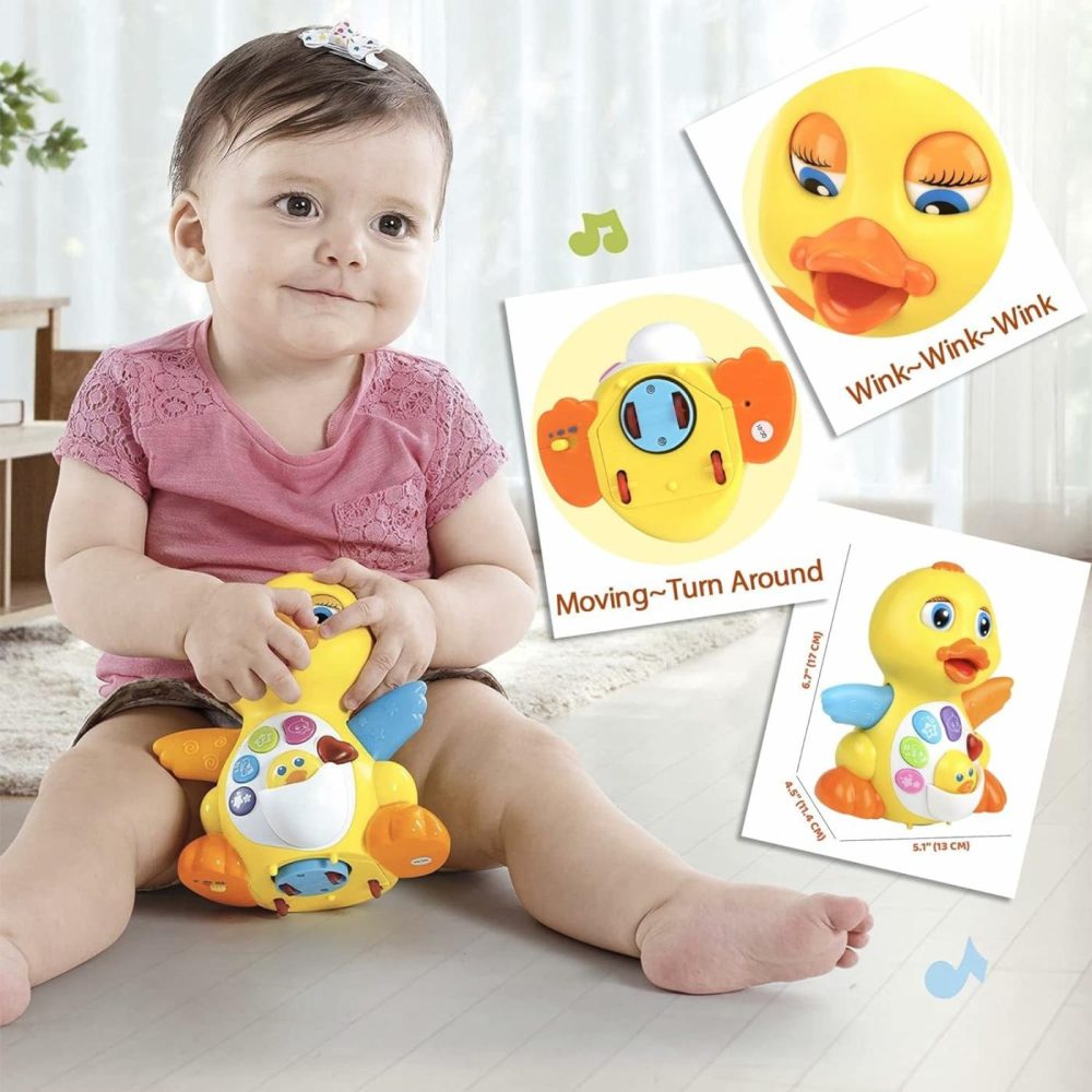 Dancing And Singing Musical Duck Toys For Toddlers  Infant And Baby Educational Learning Toys With Music And Lights Gifts For 18 Months Girls Boys Kids  |  Musical Toys All Toys